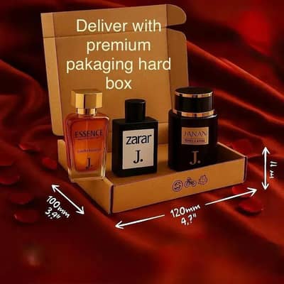 pack of three unisex alcohol free perfumes