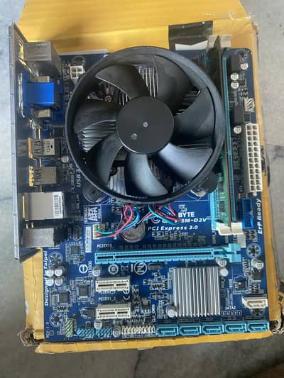 Motherboard gigabyte with i3 2nd gen 8gb ram combo