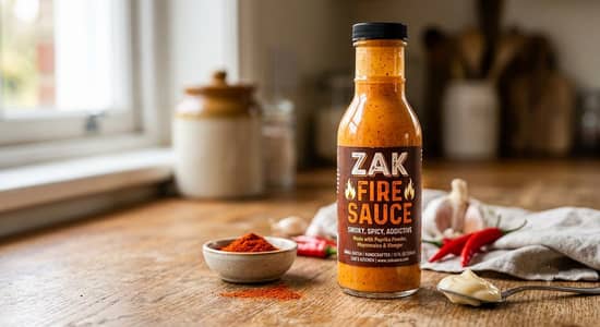 Premium ZAK Fire Sauce Spicy Burger & Snack Sauce (1 KG)"