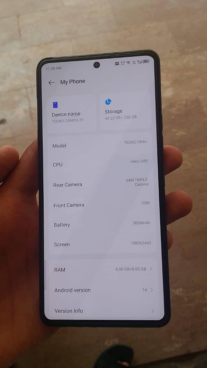 Tecno CAMON 20 7