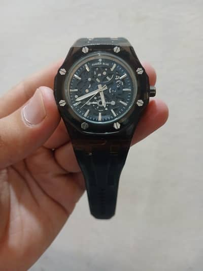 Fender Blue Rubber KSA Fender Blue Rubber Transparent Men's Watch 1