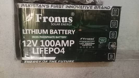 Lithium battery 12 V 100 Amp