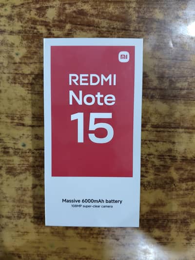 Xiaomi Redmi Note 15