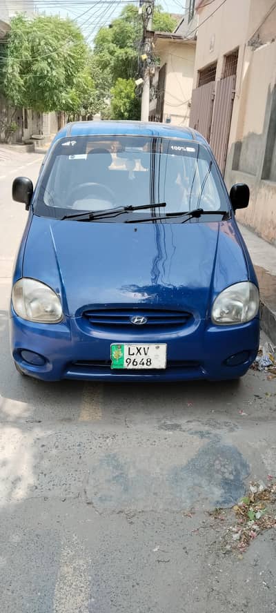 Santro,2000,blue,home,use,car