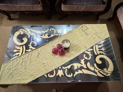 7 seater sofa set with table