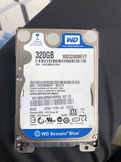 320 GB hard drive