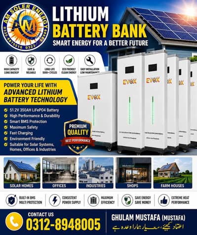 Lithium Battery Bank (Lifepo4)