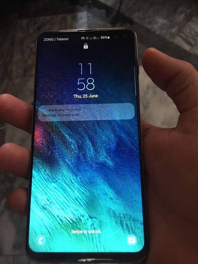 Samsung Mobile S10 Plus 8/128 double sim offical pta exchange possible