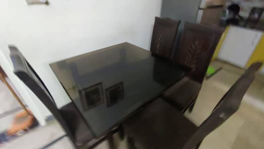 DINING TABLE SET (4 CHAIRS)