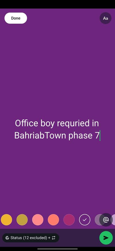 Office Boy requried In Bahria Town phase 7 Rawalpindi