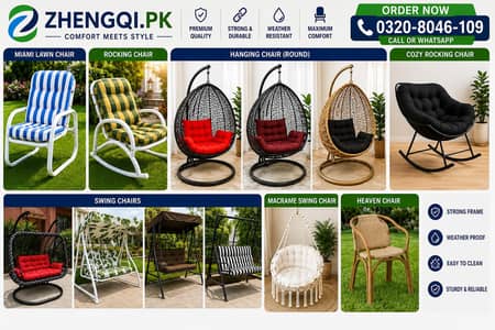 Swing Chair | Jhoola | Garden Swing | Lawn Chair | Rocking Chair