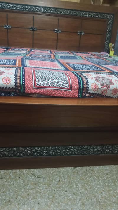 Jumbo Size Double Bed with 2 feet thick Molty Foam , In New Condition