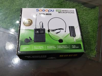 saeapu wireless microphone all new with all accessories
