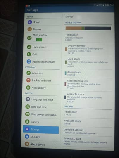 tab Samsung