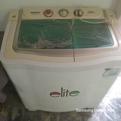 Homage elite washing machine with dryer