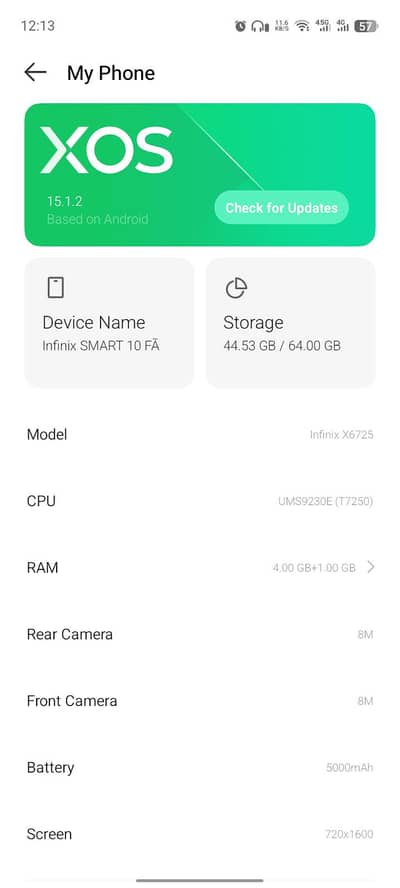 Infinix Smart 10