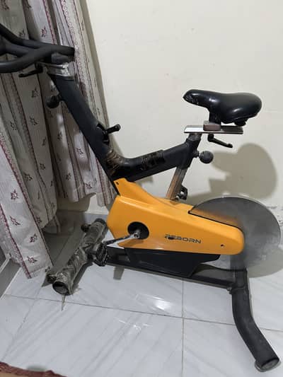 Imported Reborn gym exercise cycle perfect for home gym, cardio