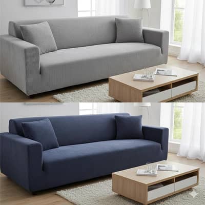 Stretchable Sofa Covers / Camel Sheets (Plane Fabric) - Brand New