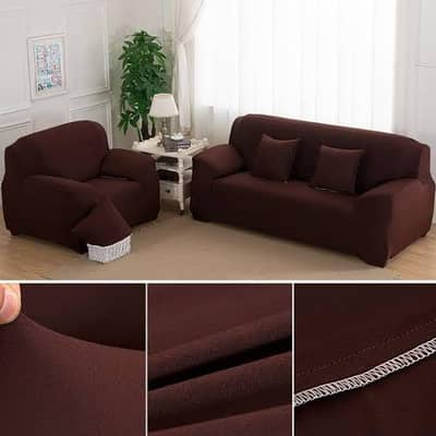 Stretchable Sofa Covers / Camel Sheets (Plane Fabric) - Brand New