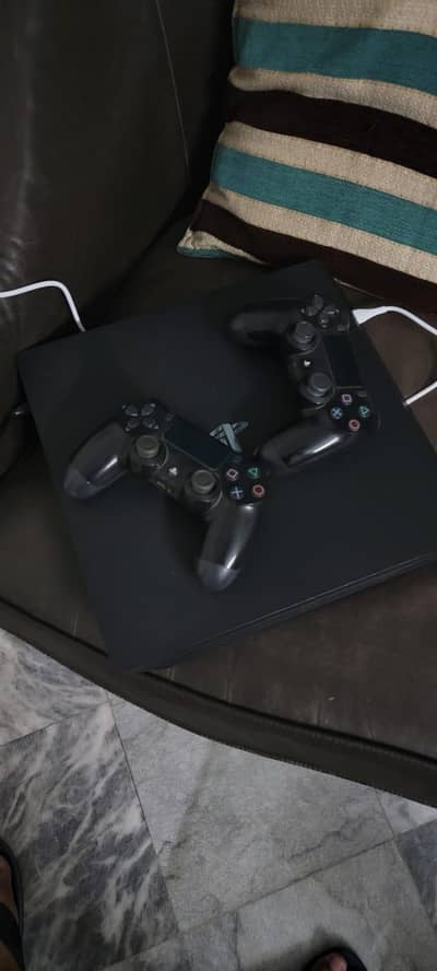 ps4 pro for sale with 2 controllers