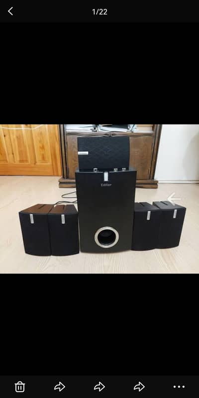 Edifier woofer M3500 5.1E Sealed not open repair