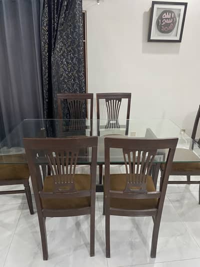 6 Seater Dining Table and Chair Set