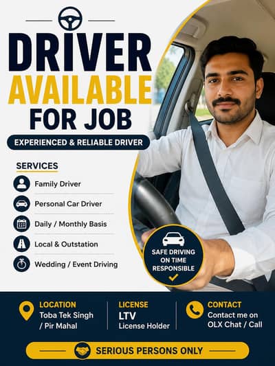Personal / Family Driver Service Available