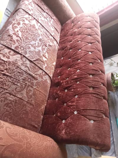Brown Seven Seater sofa