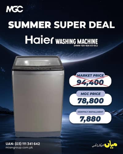 Haier Automatic Washing machine Available