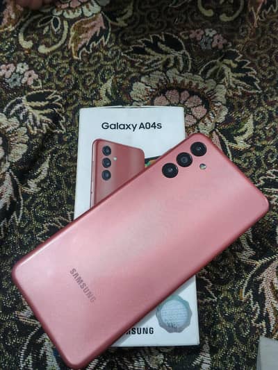 Samsung Mobile A04s with only box 4/128