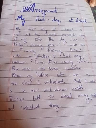 Assignment writing