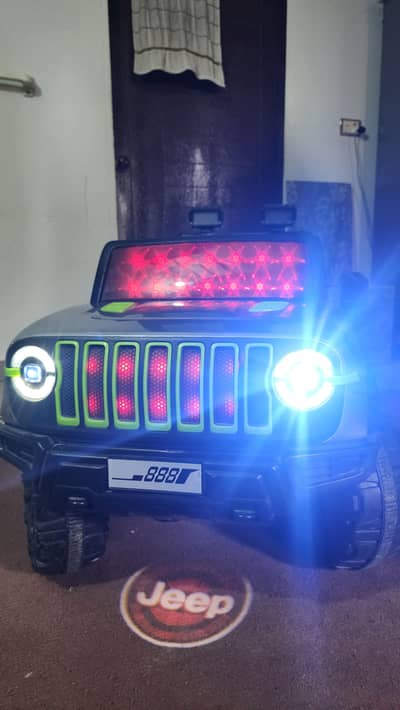 Full Options Kids Electric Jeep|Strong Suspension|LED Lights|Audio Sys