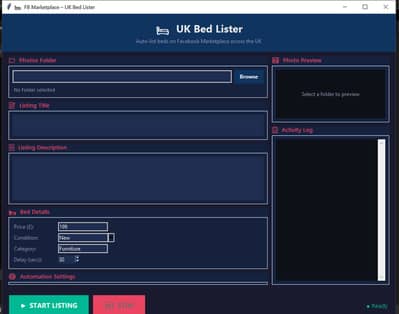facebook market place lister