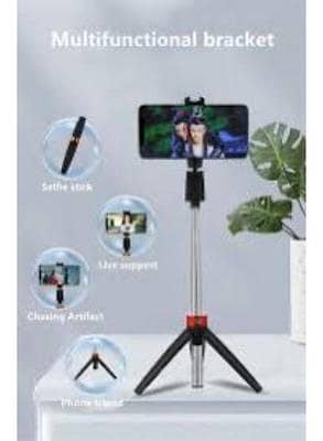 Portable Black Selfie Stick for Phones - Durable ABS Plastic, Lightwe