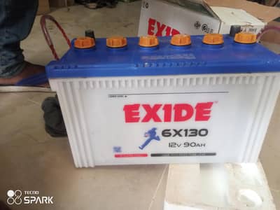 exide battery 130.12v 90ah