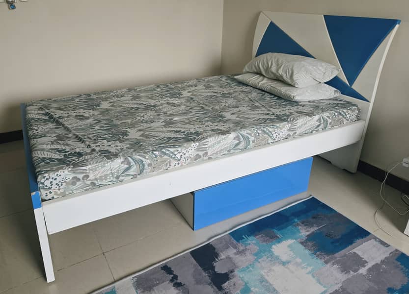Custom Built Large Single Bed 0