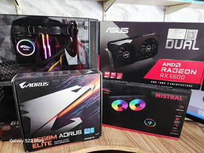 Asus RX 6600 Liquid Cooling Gaming PC