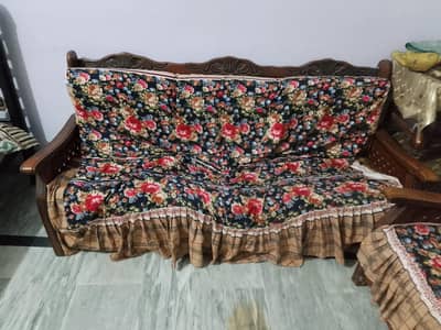 sofa set 5 seater+ paiti lohay ki