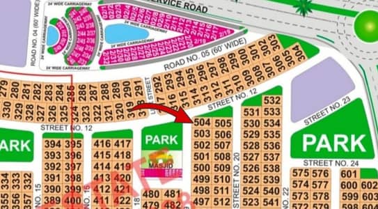 1 Kanal Corner And Park Facing With Extra Land
