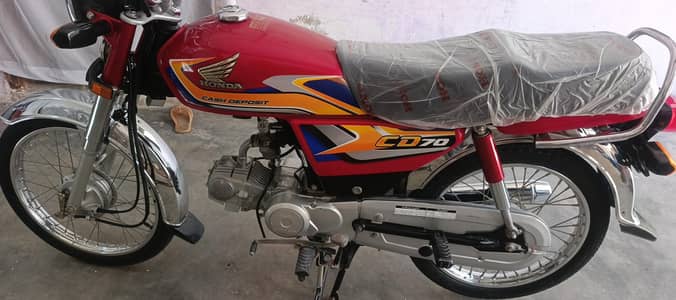 Honda CD 70cc model 2025 open letter