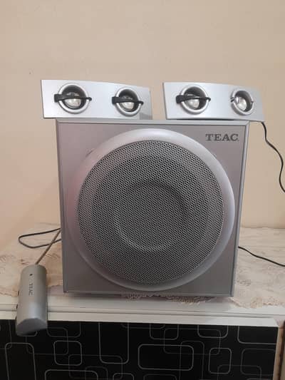 TEAC 2.1 subwoofer witn 2 starlight speaker.