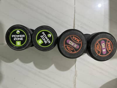 HOME GYM DUMBLES for sale 5kg and 8kg