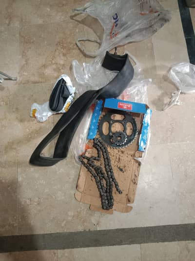 chain kit + tyre tube