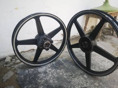 125 alloy rims