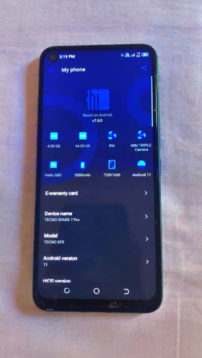 Tecno Spark 7 Pro (With Box)