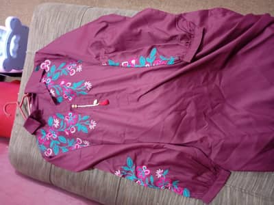 3 Piece Stitched and Embroidered Dress