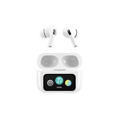 A9 Pro App Anc/enc Display Touch Control Bt 5.4 Wireless Earbuds