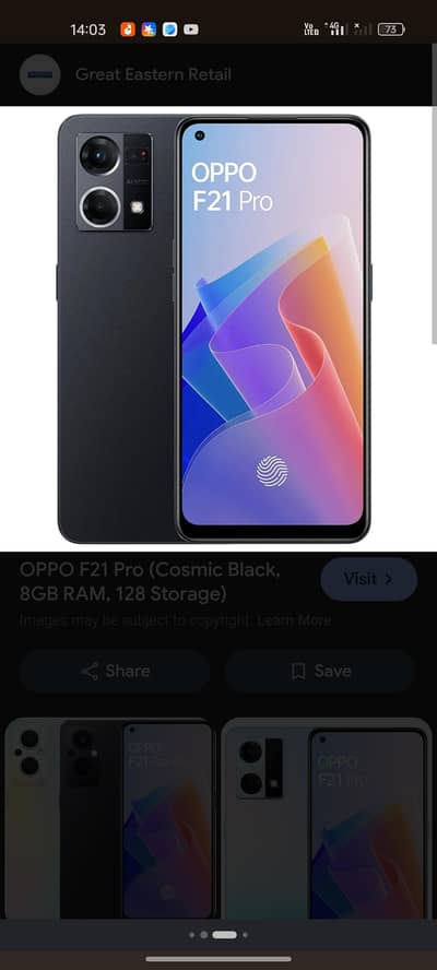 OPPO F21 Pro 8+4 128 snapdragon good camera