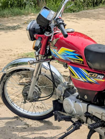 Honda cd 70 2021 model condition fresh urgent need cash