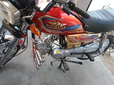 SS super star bike gold condition